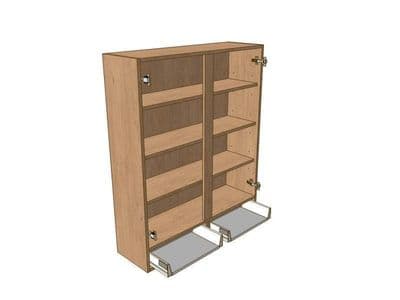 1000mm Dresser Unit 2 Drawer To Suit 720mm Wall Units