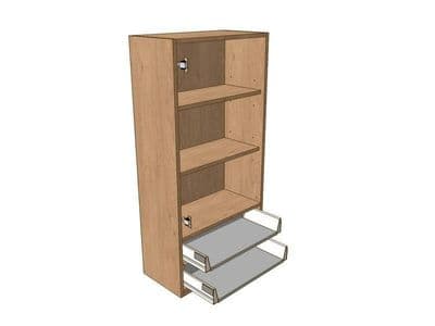 400mm Dresser Unit 2 Drawer To Suit 720mm Wall Units