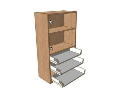 400mm Dresser Unit 3 Drawer To Suit 575mm Wall Units