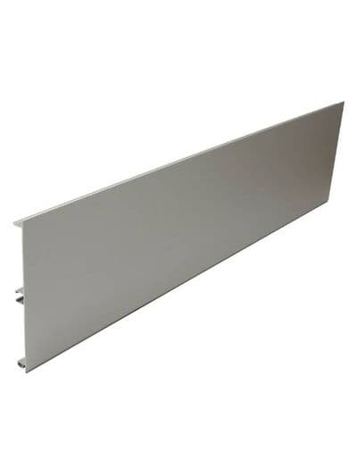 Accent brushed metal effect plinth 3000x150mm - Various finishes