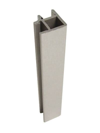 Accent brushed metal effect plinth 90' corner - Various finishes