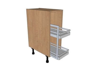 Aconbury Shimmering Matt 300mm Pull Out Base Unit With Classic Pull Out