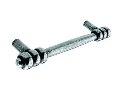 Bar handle, 128mm, pewter  - H122