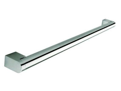 Boss bar handle, 22mm diameter, 188mm long, steel, stainless steel effect  - H65