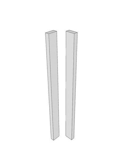 Porter Gloss Cashmere Corner post, 715x70x18mm - supplied in pairs