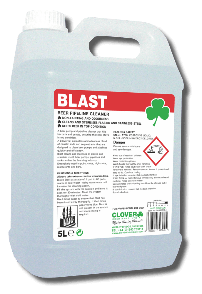 Clover Blast 5L - Beer Pipeline Cleaner