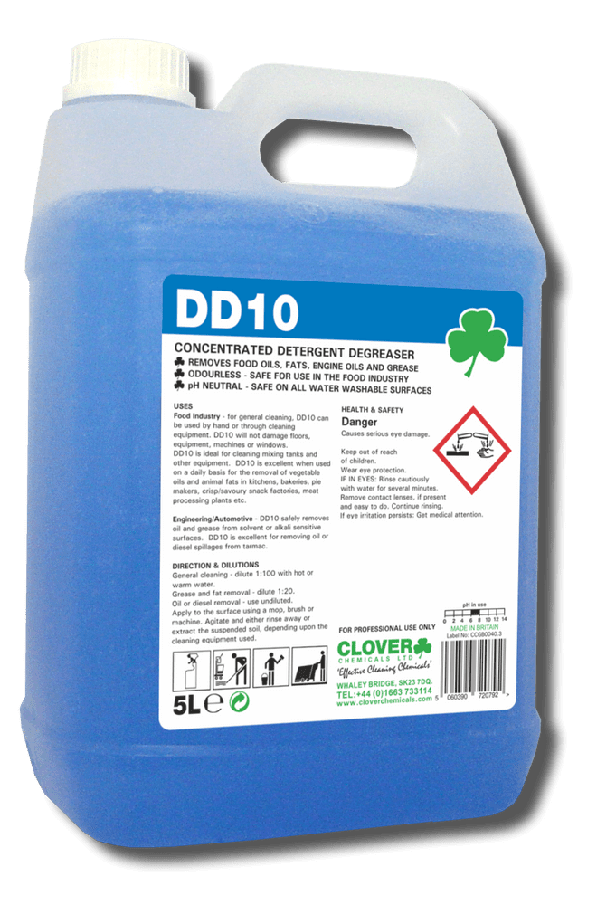 Clover DD10 - Concentrated Detergent Degreaser