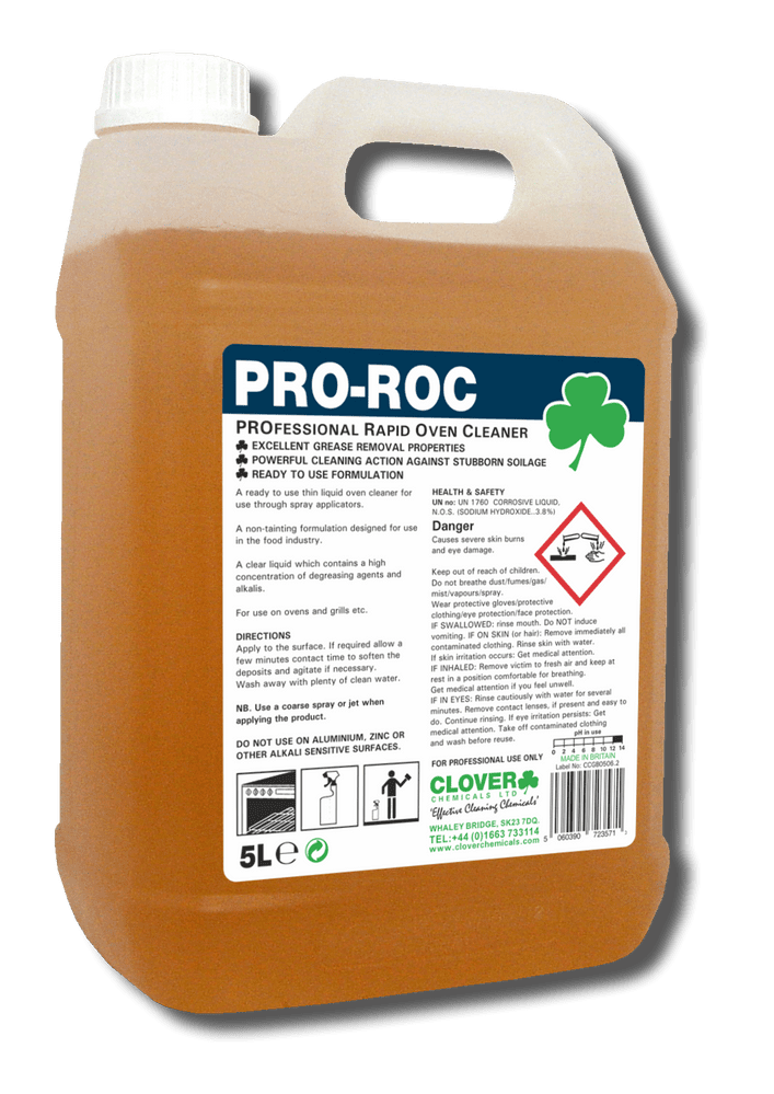 Clover Pro-Roc 5L - Profressional Rapid Oven Cleaner