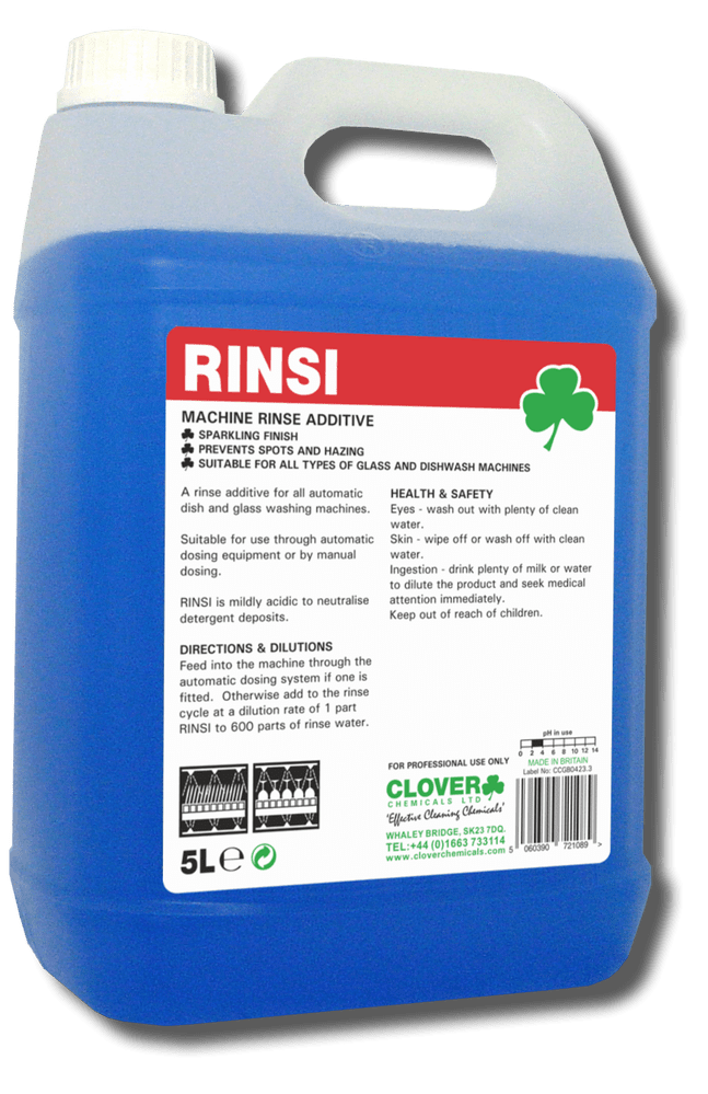 Clover Rinsi - Machine Rinse Additive