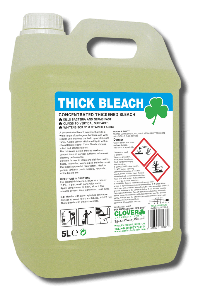 Clover Thick Bleach (Domestos Equivalent