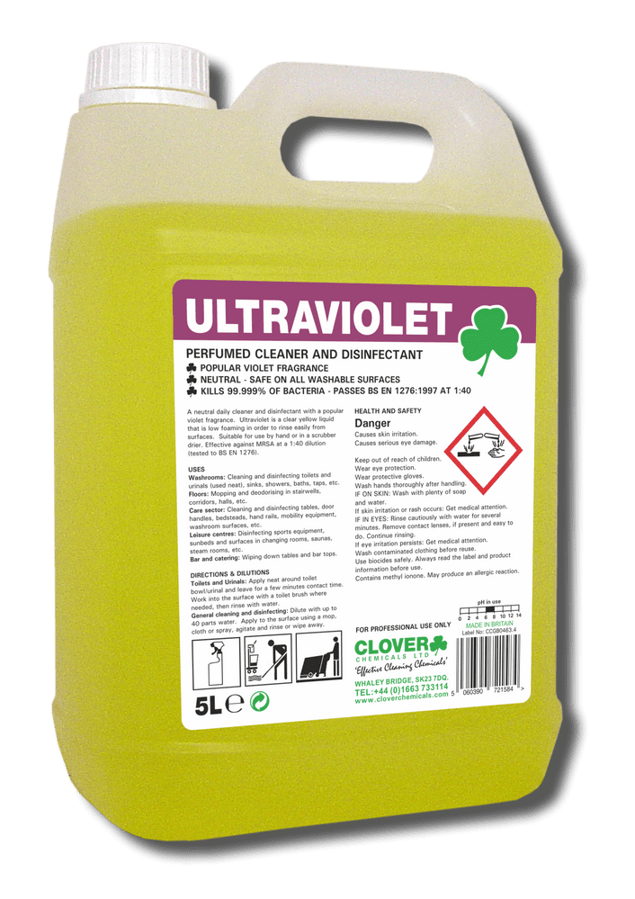 Clover Ultraviolet Perfumed Cleaner and Disinfectant