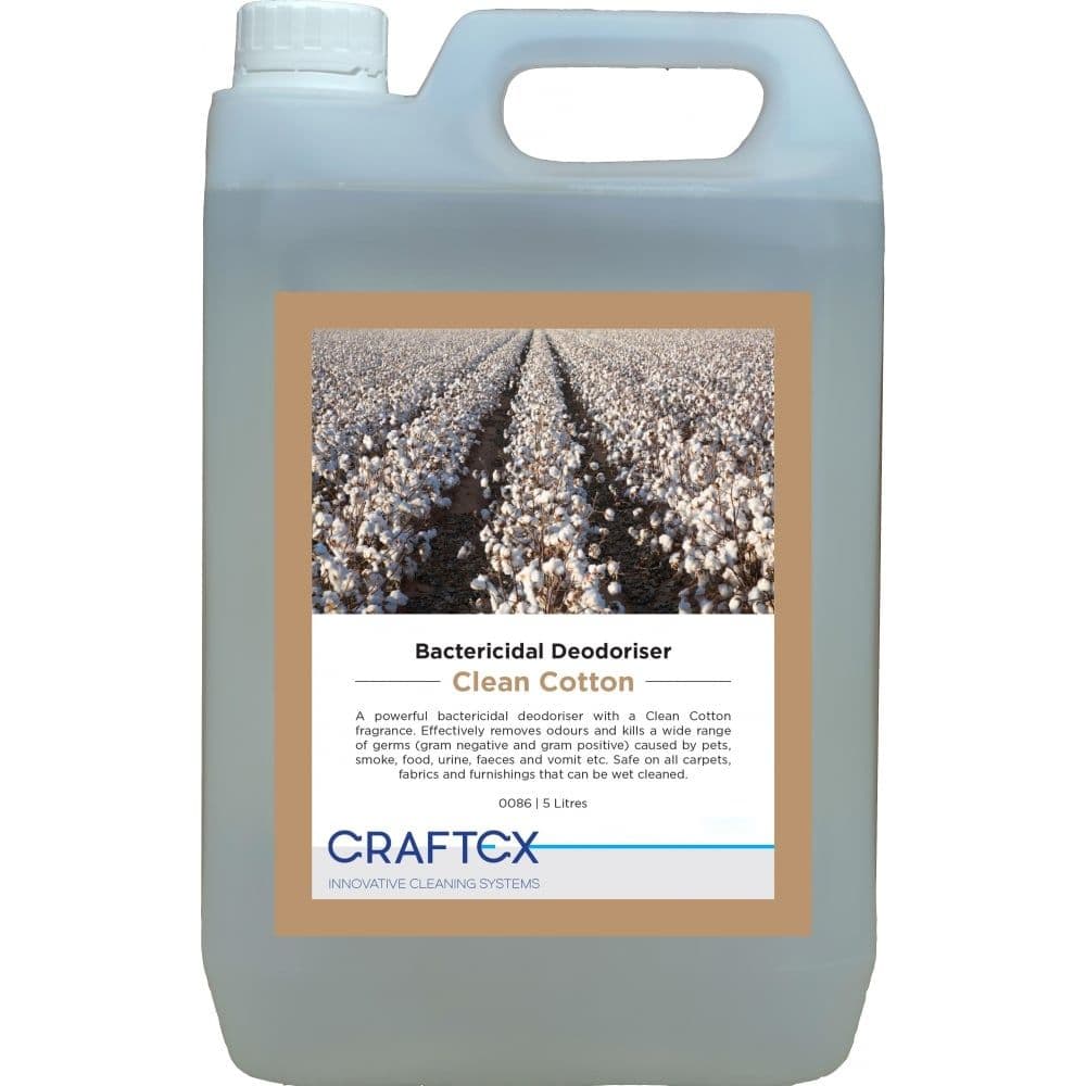 Craftex Bactericidal Deodoriser - Clean Cotton 5L