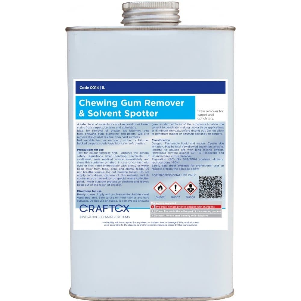 Craftex Chewing Gum Remover and Solvent Spotter 1ltr