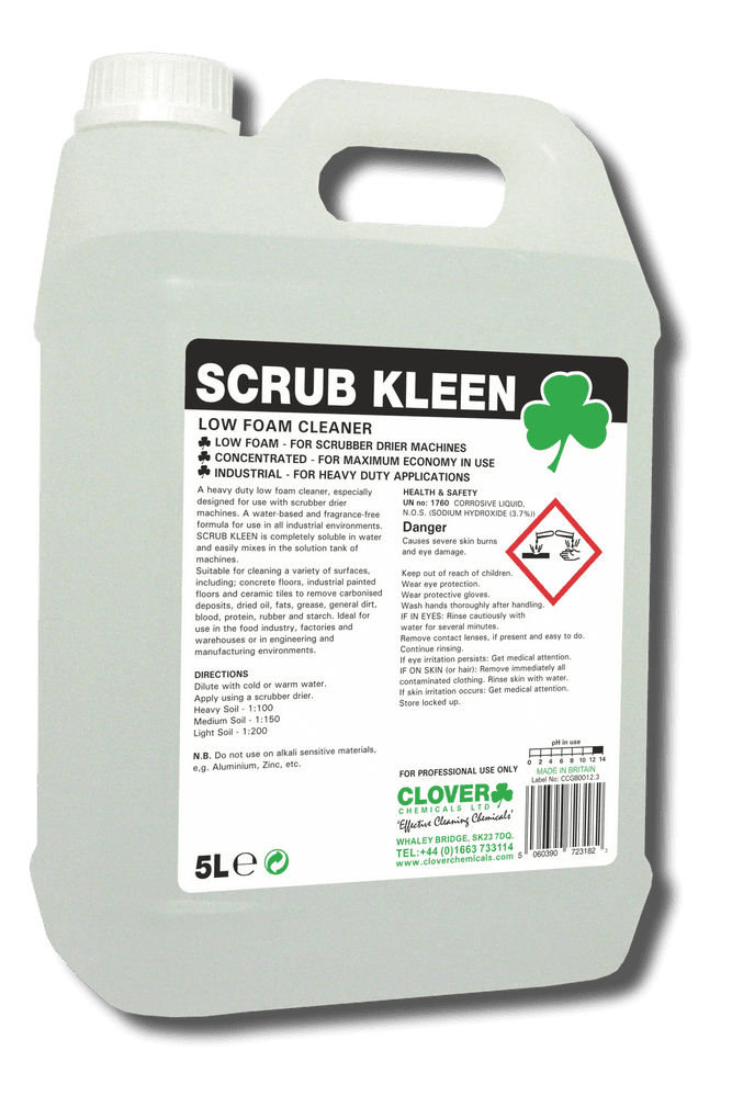 Clover Scrub Kleen - Low Foam Cleaner