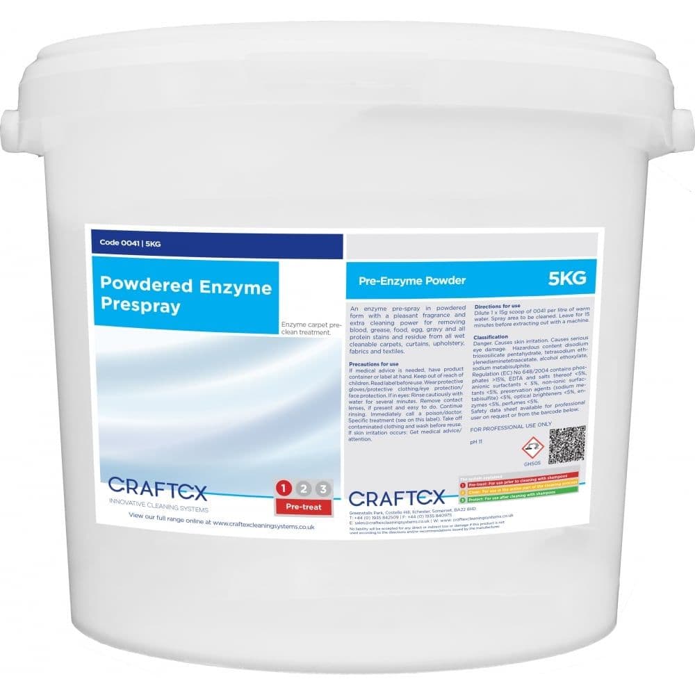 Craftex Powdered Enzyme Pre-Spray 5kg