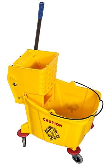 Yellow Professional Kentucky Mop Bucket Combo Set 